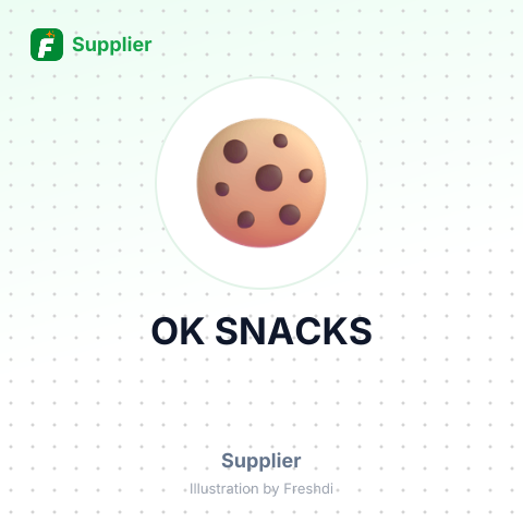 OK SNACKS – summary card, no photo uploaded yet