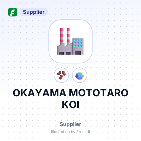 OKAYAMA MOTOTARO KOI – summary card, no photo uploaded yet