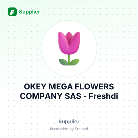 OKEY MEGA FLOWERS COMPANY SAS – summary card, no photo uploaded yet