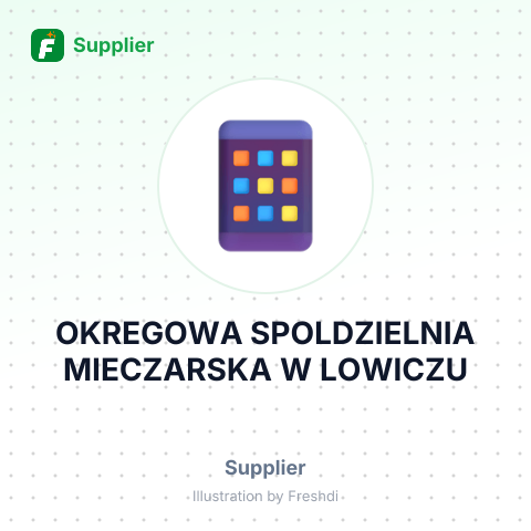 OKREGOWA SPOLDZIELNIA MIECZARSKA W LOWICZU – summary card, no photo uploaded yet