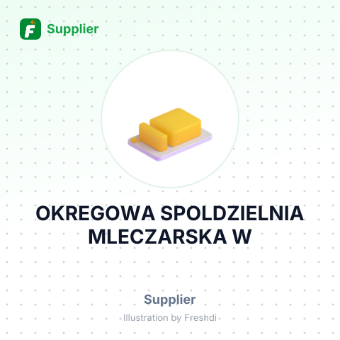 OKREGOWA SPOLDZIELNIA MLECZARSKA W – summary card, no photo uploaded yet