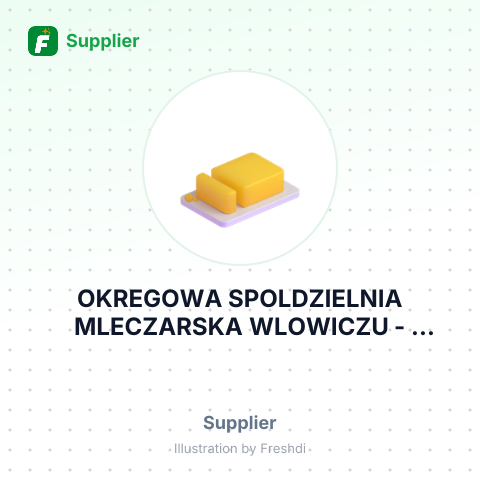OKREGOWA SPOLDZIELNIA MLECZARSKA WLOWICZU – summary card, no photo uploaded yet