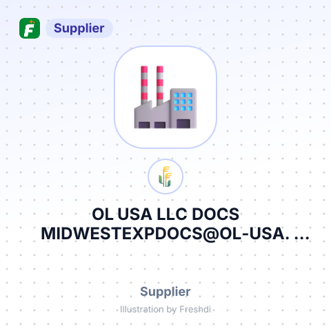 OL USA LLC DOCS MIDWESTEXPDOCS@OL-USA. COM – summary card, no photo uploaded yet