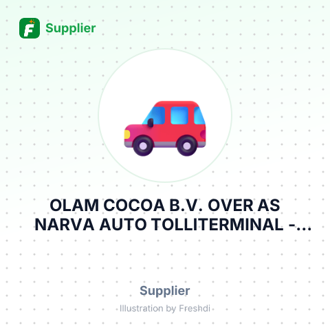 OLAM COCOA B.V. OVER AS NARVA AUTO TOLLITERMINAL – summary card, no photo uploaded yet
