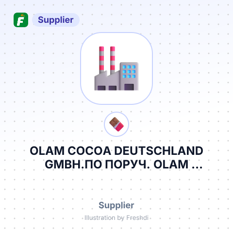 OLAM COCOA DEUTSCHLAND GMBH.ПО ПОРУЧ. OLAM INTERNATIONAL LIMITED – summary card, no photo uploaded yet