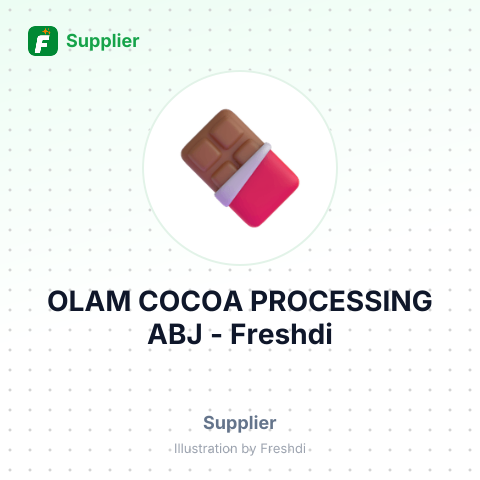 OLAM COCOA PROCESSING ABJ – summary card, no photo uploaded yet