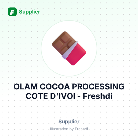 OLAM COCOA PROCESSING COTE D'IVOI – summary card, no photo uploaded yet