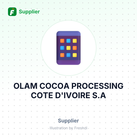 OLAM COCOA PROCESSING COTE D'IVOIRE S.A – summary card, no photo uploaded yet