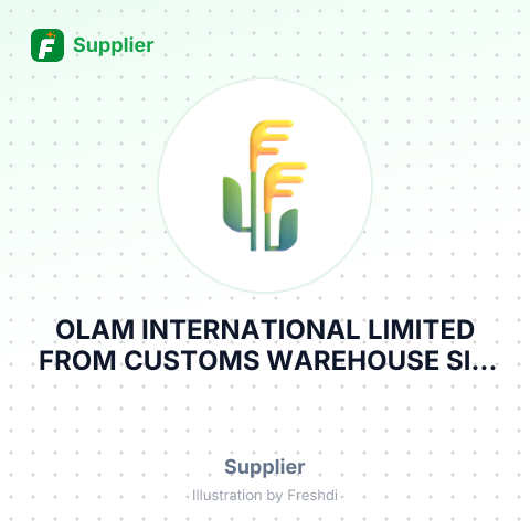 OLAM INTERNATIONAL LIMITED FROM CUSTOMS WAREHOUSE SIA INSTOK – summary card, no photo uploaded yet