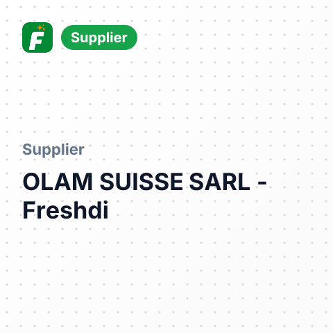 OLAM SUISSE SARL – summary card, no photo uploaded yet