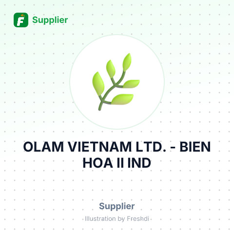 OLAM VIETNAM LTD. - BIEN HOA II IND – summary card, no photo uploaded yet