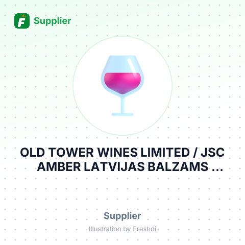 OLD TOWER WINES LIMITED / JSC AMBER LATVIJAS BALZAMS LATVIA – summary card, no photo uploaded yet