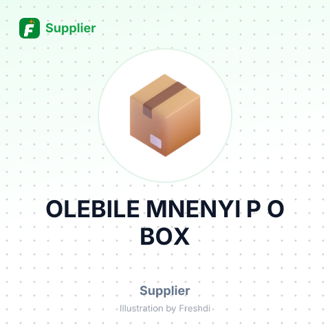 OLEBILE MNENYI P O BOX – summary card, no photo uploaded yet