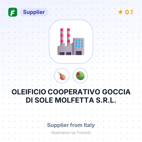 OLEIFICIO COOPERATIVO GOCCIA DI SOLE MOLFETTA S.R.L. – summary card, no photo uploaded yet