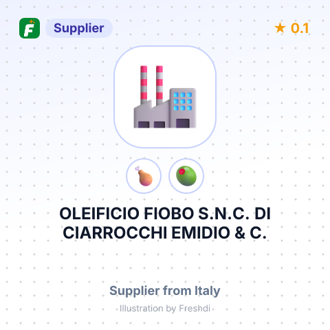 OLEIFICIO FIOBO S.N.C. DI CIARROCCHI EMIDIO & C. – summary card, no photo uploaded yet