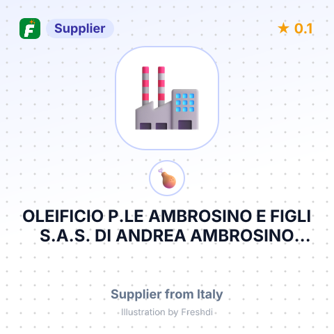 OLEIFICIO P.LE AMBROSINO E FIGLI S.A.S. DI ANDREA AMBROSINO – summary card, no photo uploaded yet