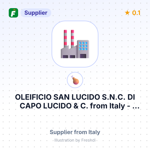 OLEIFICIO SAN LUCIDO S.N.C. DI CAPO LUCIDO & C. – summary card, no photo uploaded yet