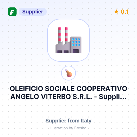 OLEIFICIO SOCIALE COOPERATIVO ANGELO VITERBO S.R.L. – summary card, no photo uploaded yet