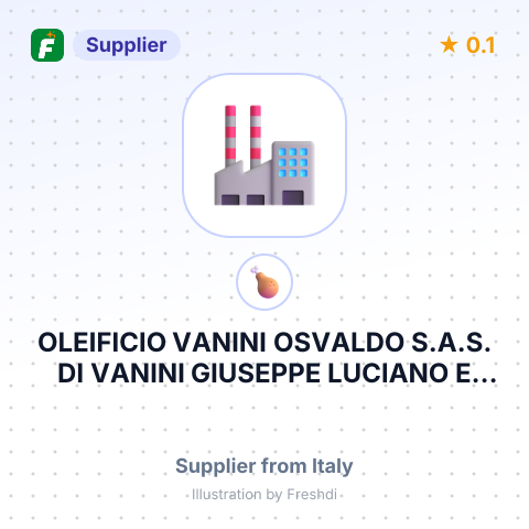 OLEIFICIO VANINI OSVALDO S.A.S. DI VANINI GIUSEPPE LUCIANO E PIERO – summary card, no photo uploaded yet