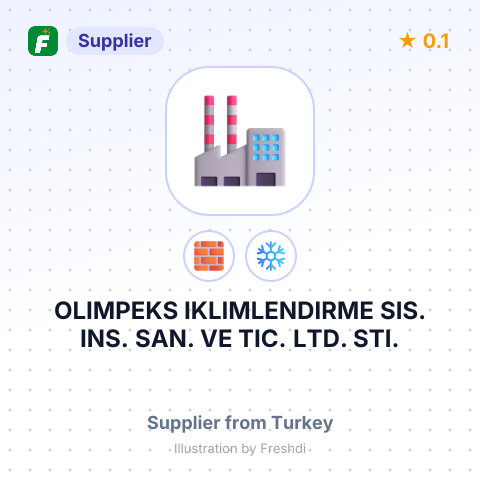 OLIMPEKS IKLIMLENDIRME SIS. INS. SAN. VE TIC. LTD. STI. – summary card, no photo uploaded yet