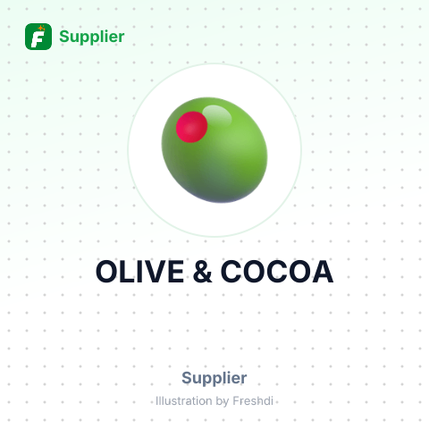OLIVE & COCOA – summary card, no photo uploaded yet