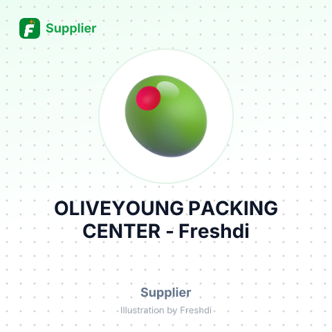 OLIVEYOUNG PACKING CENTER – summary card, no photo uploaded yet
