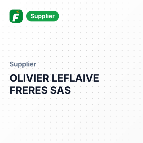 OLIVIER LEFLAIVE FRERES SAS – summary card, no photo uploaded yet