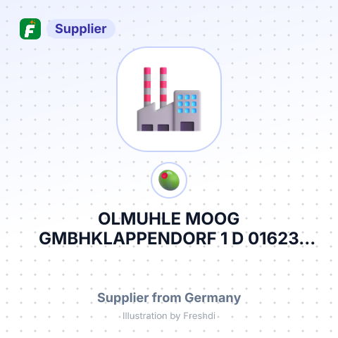 OLMUHLE MOOG GMBHKLAPPENDORF 1 D 01623 LOMMATZSCH GERMANY – summary card, no photo uploaded yet