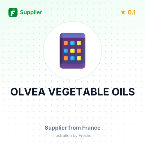 OLVEA VEGETABLE OILS – summary card, no photo uploaded yet