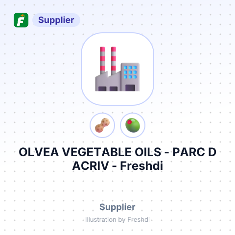 OLVEA VEGETABLE OILS - PARC D ACRIV – summary card, no photo uploaded yet