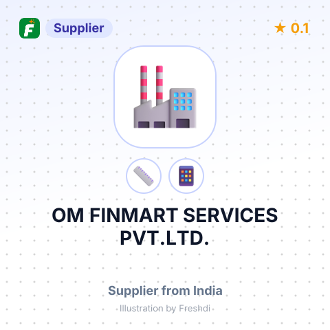 OM FINMART SERVICES PVT.LTD. – summary card, no photo uploaded yet
