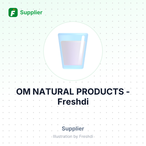 OM NATURAL PRODUCTS – summary card, no photo uploaded yet