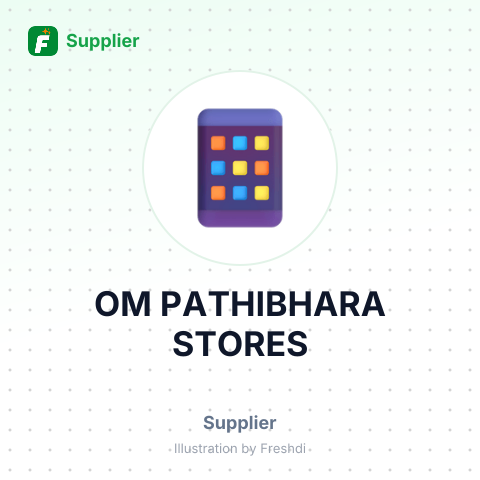 OM PATHIBHARA STORES – summary card, no photo uploaded yet