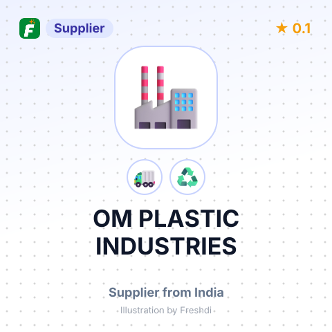 OM PLASTIC INDUSTRIES – summary card, no photo uploaded yet