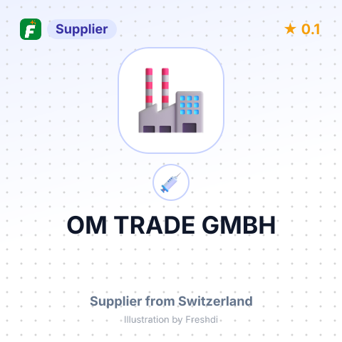 OM TRADE GMBH – summary card, no photo uploaded yet