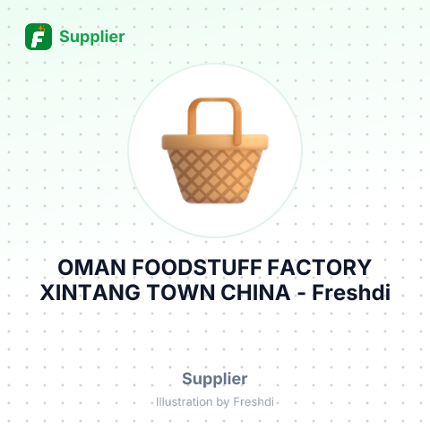 OMAN FOODSTUFF FACTORY XINTANG TOWN CHINA – summary card, no photo uploaded yet