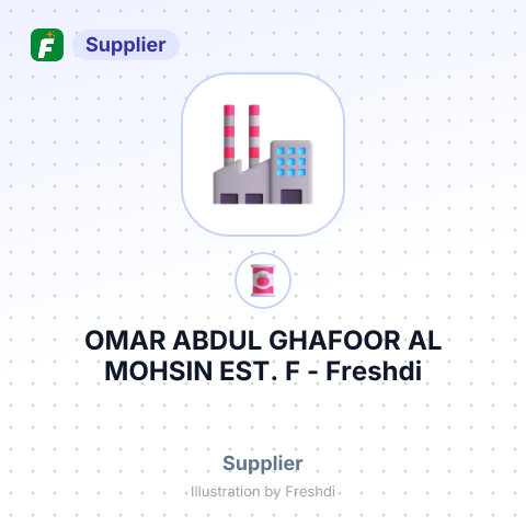 OMAR ABDUL GHAFOOR AL MOHSIN EST. F – summary card, no photo uploaded yet