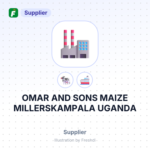 OMAR AND SONS MAIZE MILLERSKAMPALA UGANDA – summary card, no photo uploaded yet