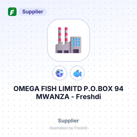 OMEGA FISH LIMITD P.O.BOX 94 MWANZA – summary card, no photo uploaded yet