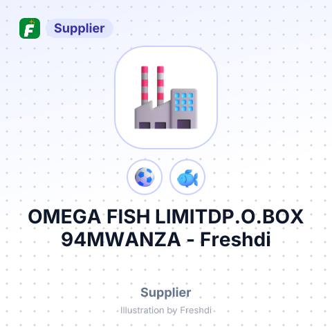 OMEGA FISH LIMITDP.O.BOX 94MWANZA – summary card, no photo uploaded yet