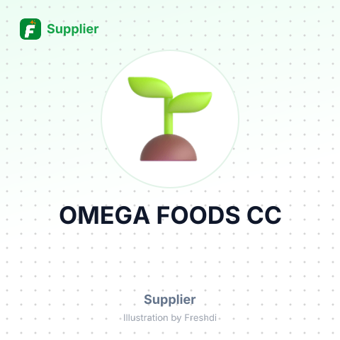 OMEGA FOODS CC – summary card, no photo uploaded yet