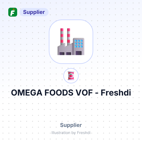 OMEGA FOODS VOF – summary card, no photo uploaded yet