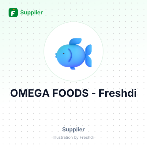 OMEGA FOODS – summary card, no photo uploaded yet