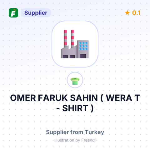 OMER FARUK SAHIN ( WERA T - SHIRT ) – summary card, no photo uploaded yet