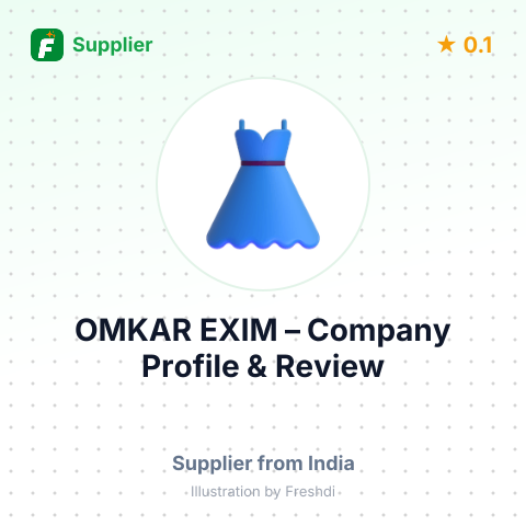 OMKAR EXIM – summary card, no photo uploaded yet