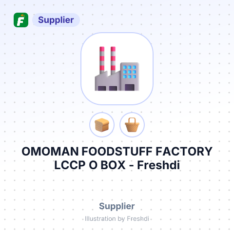 OMOMAN FOODSTUFF FACTORY LCCP O BOX – summary card, no photo uploaded yet