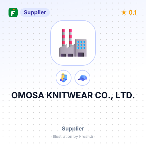 OMOSA KNITWEAR CO., LTD. – summary card, no photo uploaded yet