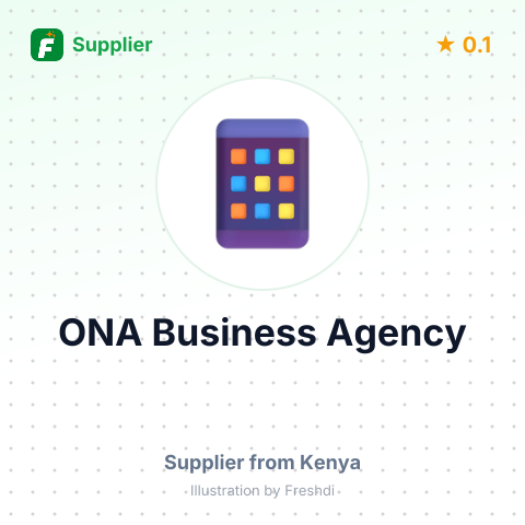 ONA Business Agency  – summary card, no photo uploaded yet