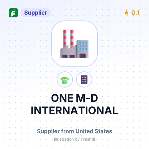 ONE M-D INTERNATIONAL – summary card, no photo uploaded yet