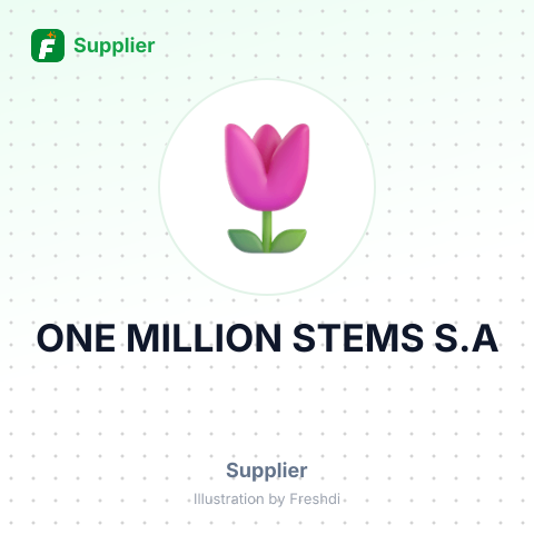ONE MILLION STEMS S.A – summary card, no photo uploaded yet